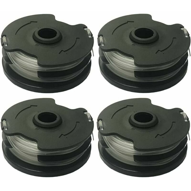 Lot de 4 Bobine de fil pour parkside Bobines de rechange pour débroussailleuse sans fil Parkside 20-Li C3 IAN351753 Bobine LO-Ron