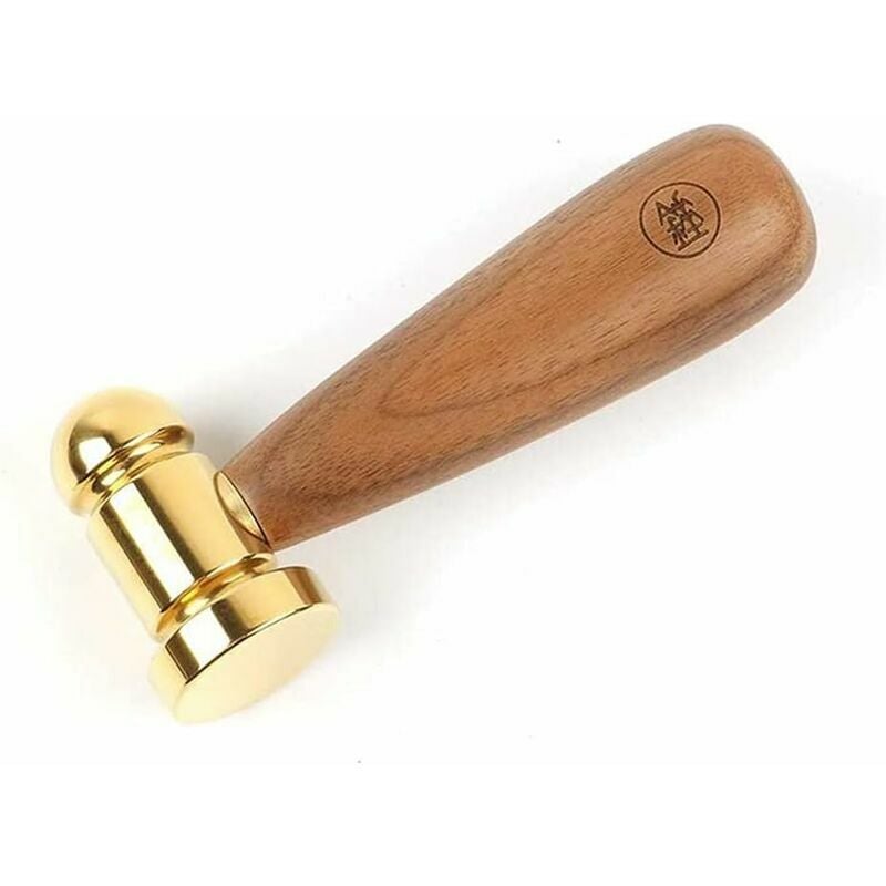Ensoleille - Marteau à Billes Mini Marteau en Cuivre, (Laiton,1pcs)