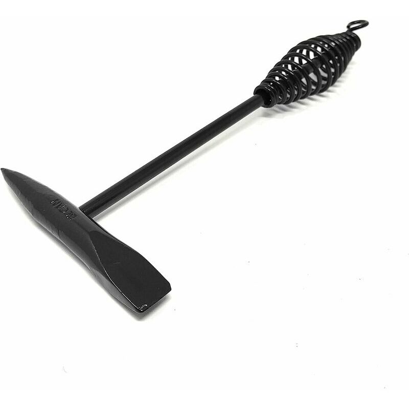Ensoleille - Pic à souder professionnel -Vie 300gr pour enlever les scories de soudage comme marteau avec un côté pic ou burin, entièrement en acier