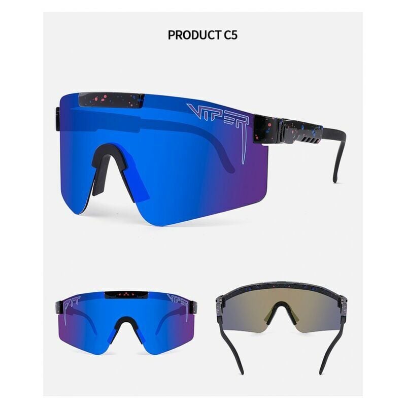 Pit Viper Series c Uv400 Lunettes de soleil polarisées pour sports de plein air C5 Lunettes de protection