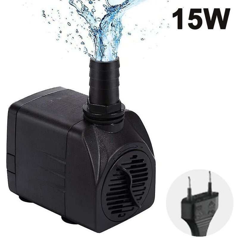 Ensoleille - Pompe submersible, pompe à eau ultra silencieuse avec pompe de fontaine avec 5 pieds