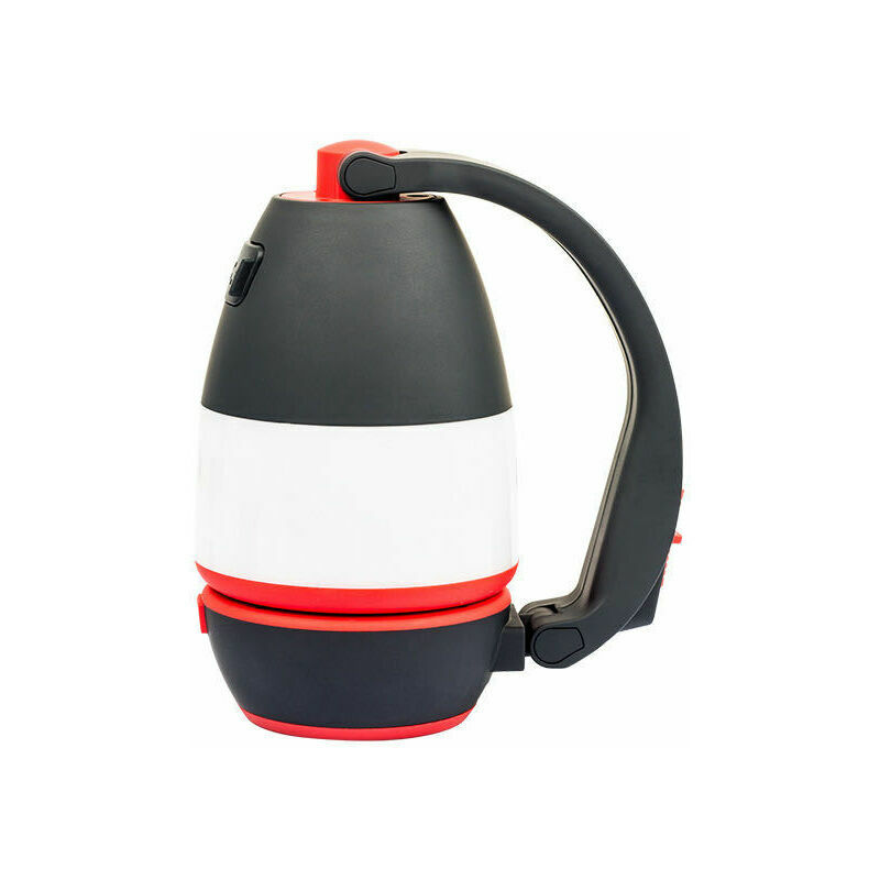 Portable 3 en 1 Tente LED Lanterne Ampoule Usb Lampe Alimentée Camping Camping Randonnée Pêche D'urgence Maison (Rouge et Noir )