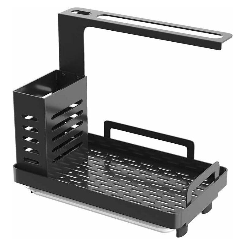 Ensoleille - Porte Eponge Evier Cuisine, Porte Ustensiles Cuisine Porte Eponge Cuisine Organisateur de Cuisine Acier Inoxydable Suspendu ou