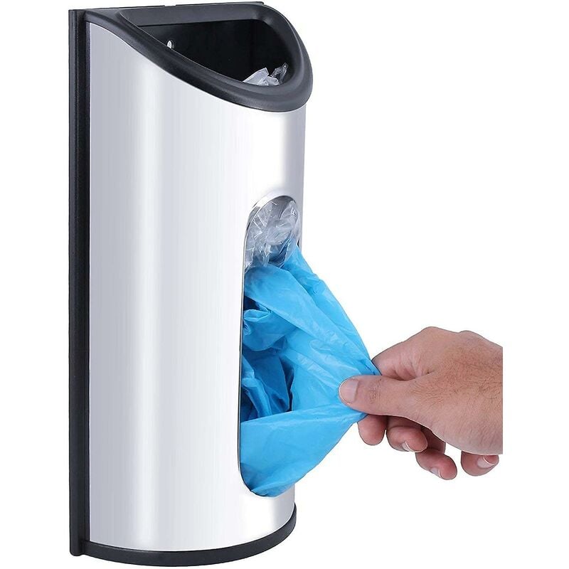 Porte-sac d'épicerie en plastique de cuisine et distributeur pour sacs en plastique sac d'épicerie mural