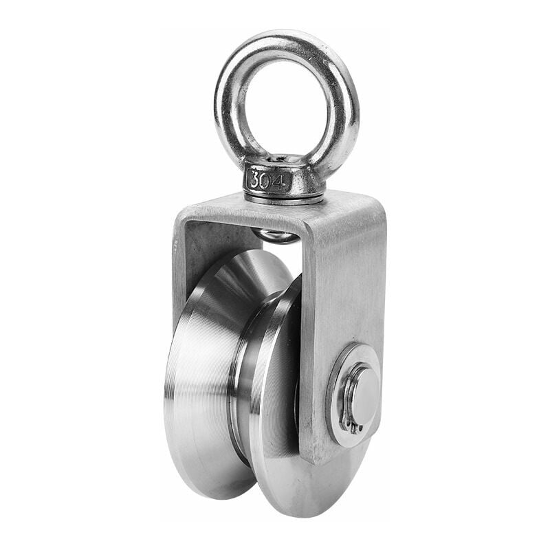 Poulie de poulie pour cordes en acier inoxydable 304, (1pcs)