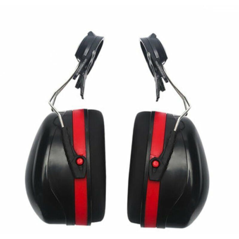 Ensoleille - quipé d'écouteurs antibruit de type casque, de cache-oreilles antibruit, de bouchons d'oreille de protection pour les chantiers de