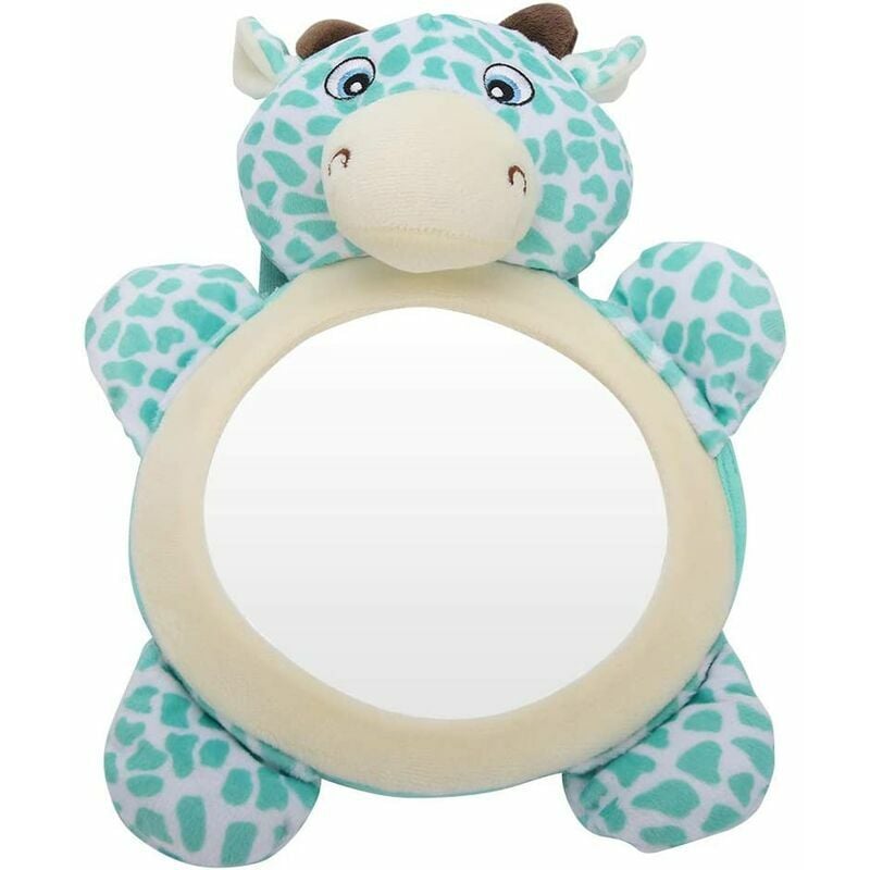 Rétroviseur Bébé Voiture Pour Surveillance Sécurité Miroir de Voiture Doudou Peluche Jouet D'éveil Jouets en Peluche avec Miroir Pour Bébé Cadeau