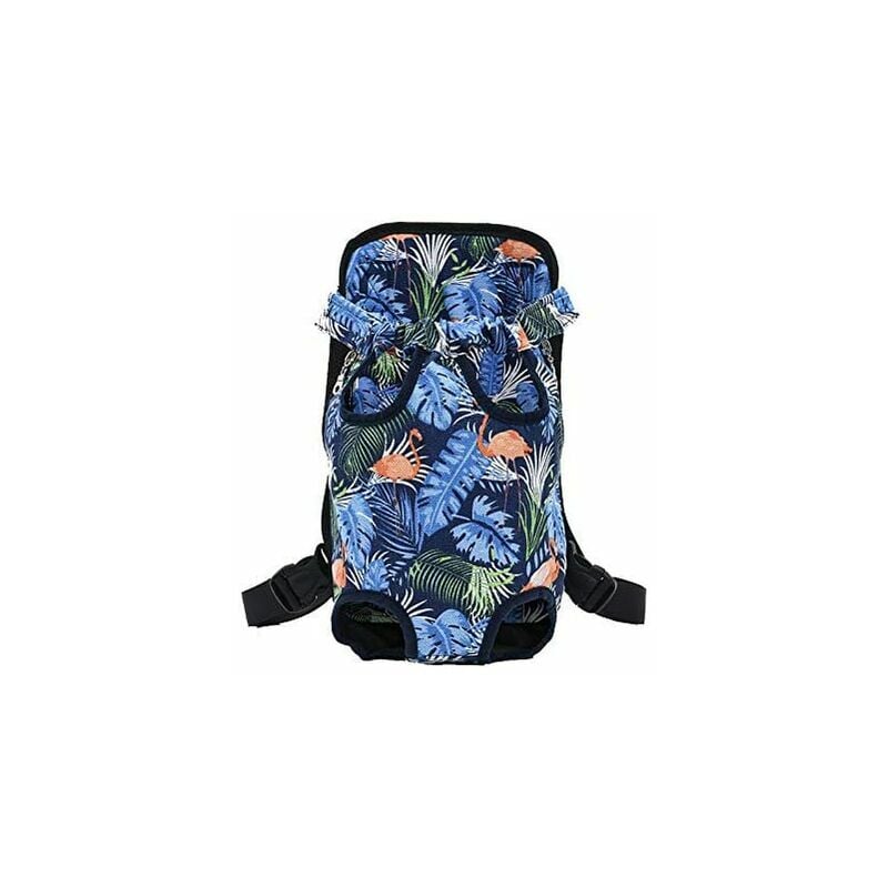 Ensoleille - Sac de transport pour chien Sac à Dos pour Chien/Sac Ventral de Transport pour Chat Sac de Voyage pour Petit Animaux Portable (Bleu