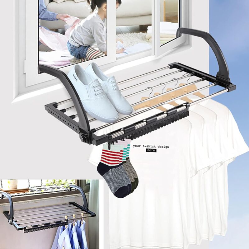 Séchoir extensible pour balcon