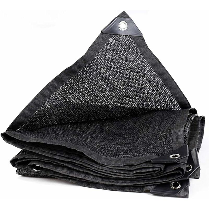 Ensoleille - shade net, Toile d'ombrage Noire.6M6M-Ensoleillé