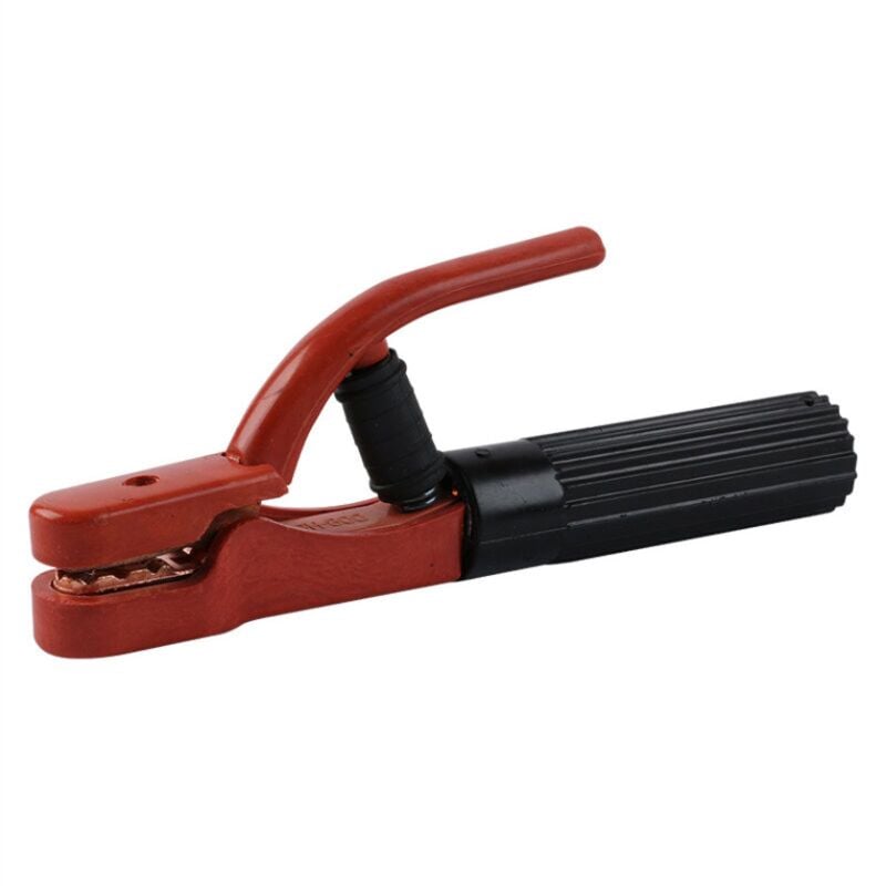 Ensoleille - Support d'électrode de soudage 800 a, poignée recouverte résistante à la chaleur, mâchoire très résistante, pince d'électrode, convient