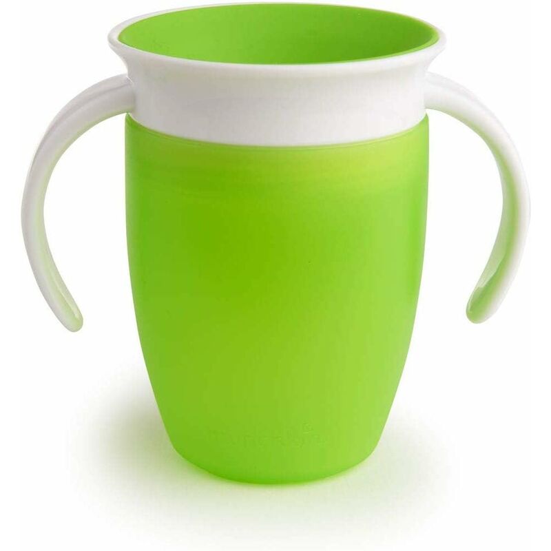 Ensoleille - Tasse d'apprentissage Miracle 360° - Verte - 207 ml-Ensoleillé