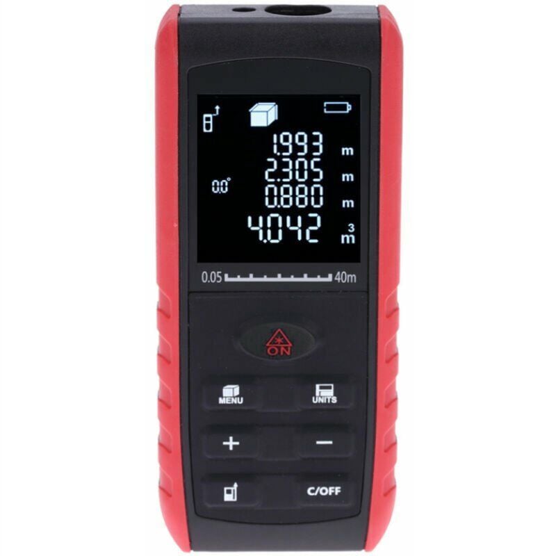 Telemetre Laser, Mesure De Volume Surfacique Avec Indication D'Angle, 40M