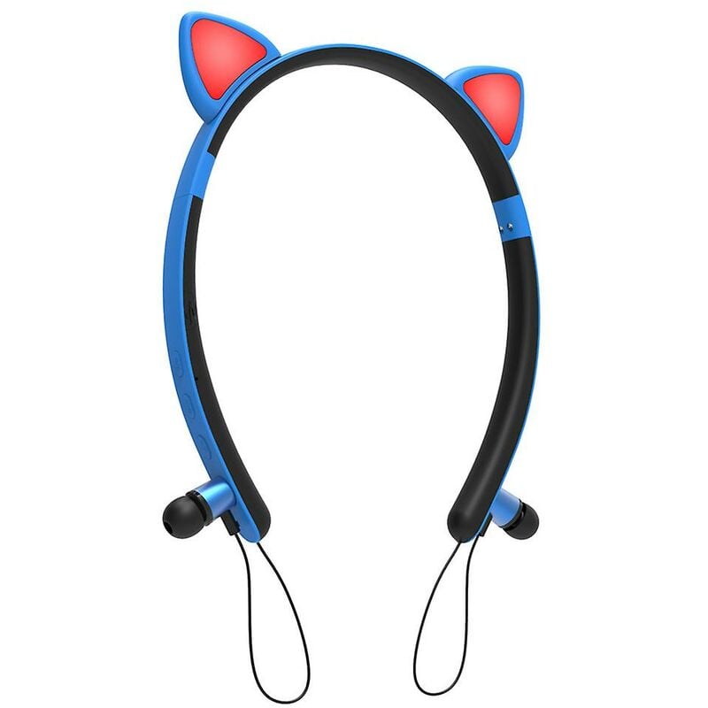 Zw-29 Casque sans fil Intra-auriculaire Bande de cheveux Cat Ear Headset Microphone intégré