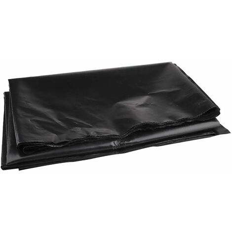 Ensoleille – Bâche de protection noire 3m x 3m – Matériau HDPE durable – Adaptable aux contours – Pour bassins, ruisseaux et jardins d'eau