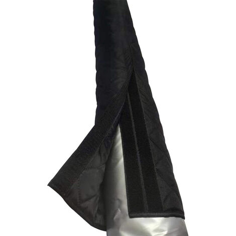 Ensoleille – Housse de tuyau de climatisation isolée 149,9 cm – Enveloppe en aluminium et coton – Améliore l'efficacité de refroidissement