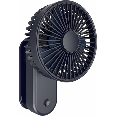 Mini Ventilateur Silencieux Suspension avec 3 Vitesses Réglables USB Rechargeable Portable Ventilateur de Bureau pour Maison Bureau et Voyage Blanc Hianjoo Ventilateur de Poche Ventilateur à Main 