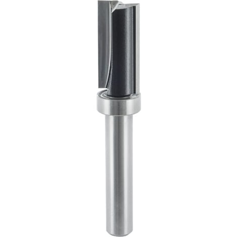 ENT Bündigfräser HW, Schaft (S) 8 mm, Durchmesser (D) 12 - 24 mm, NL 19 - 32 mm, SL 32 - 38 mm, GL 56 - 77 mm, mit Kugellager am Schaft