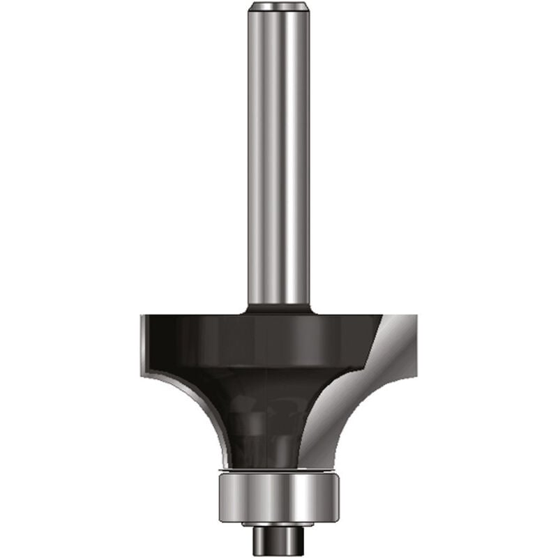 Ent European Norm Tools - ENT 14288 Abrundfräser HW, Schaft (S) 8 mm, Durchmesser (D) 24,7 mm, NL 12,7 mm, R 6 mm, SL 32 mm, mit Kugellager