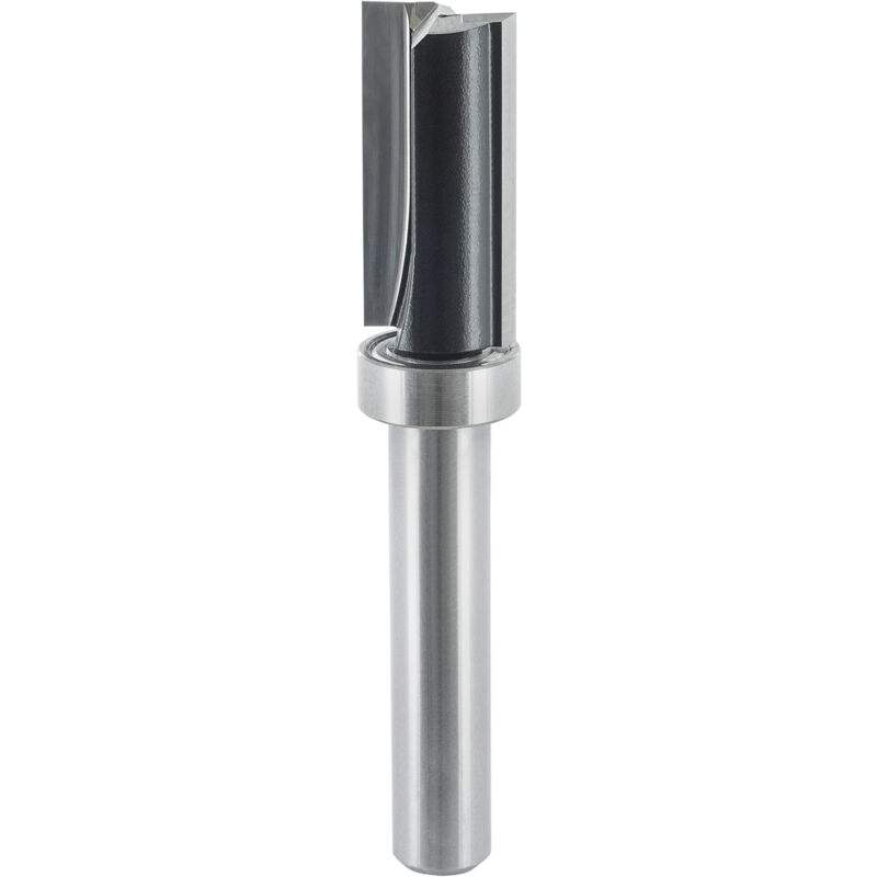 Ent European Norm Tools - ENT 11653 Bündigfräser HW, Schaft (S) 8 mm, Durchmesser (D) 12,7 mm, NL 25 mm, SL 32 mm, GL 62 mm, mit Kugellager am Schaft