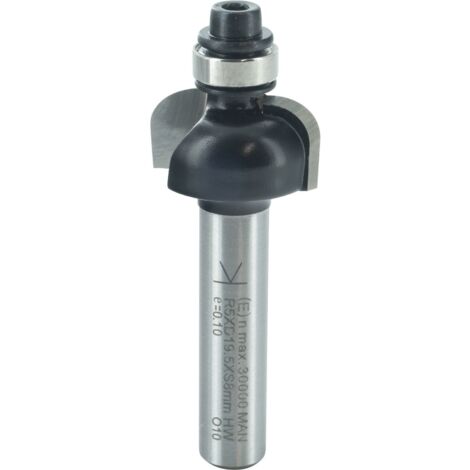ENT Hohlkehlfräser mit Kugellager Radius 6 mm