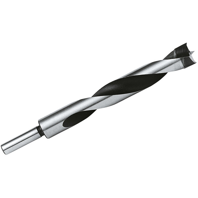 Ent European Norm Tools - ENT 45206 Holzspiralbohrer Premium HSS-Ausführung HW (HM), Durchmesser (D) 6 mm, NL 57 mm, GL 95 mm, zylindrischer Schaft