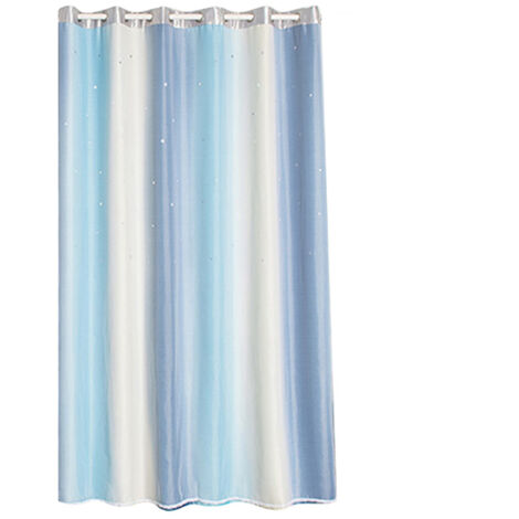 Entatial Fenstervorhang, Sichtschutz, leuchtende Farben, Geräuschdämmung, Schlafzimmervorhang für Haushalt und Hotel. (Marineblau)