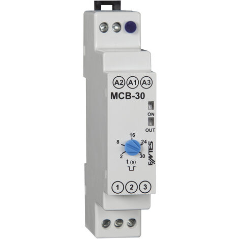 ENTES 101580 MCB-30 Zeitrelais Monofunktional 24 V/DC, 24 V/AC, 230 V/AC 1 St. Zeitbereich: 2 - 20 s