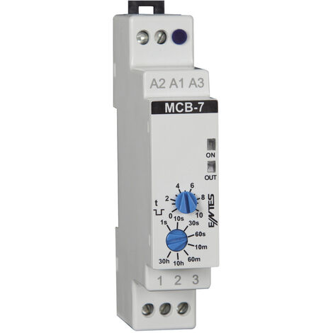 ENTES 101583 MCB-7 Zeitrelais Monofunktional 24 V/DC, 24 V/AC, 230 V/AC 1 St. Zeitbereich: 0.1 s - 3