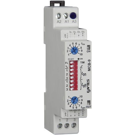 ENTES 101585 MCB-9 Zeitrelais Multifunktional 24 V/DC, 24 V/AC, 230 V/AC 1 St. Zeitbereich: 0.1 s -