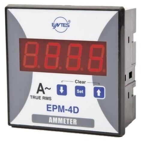 ENTES® EPM-4D-96 Dispositivo di misurazione della corrente CA monofase programmabile da incasso