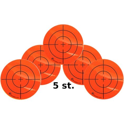 Entfernungsmesserfolie 88mm rund orange 5Stk