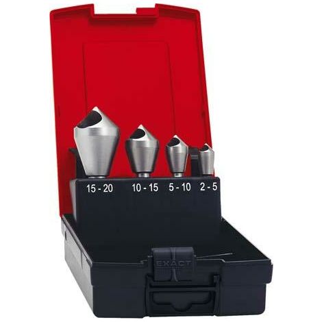 Entgratsenker-Set HSS Querloch 90Grad 2-20mm FORMAT