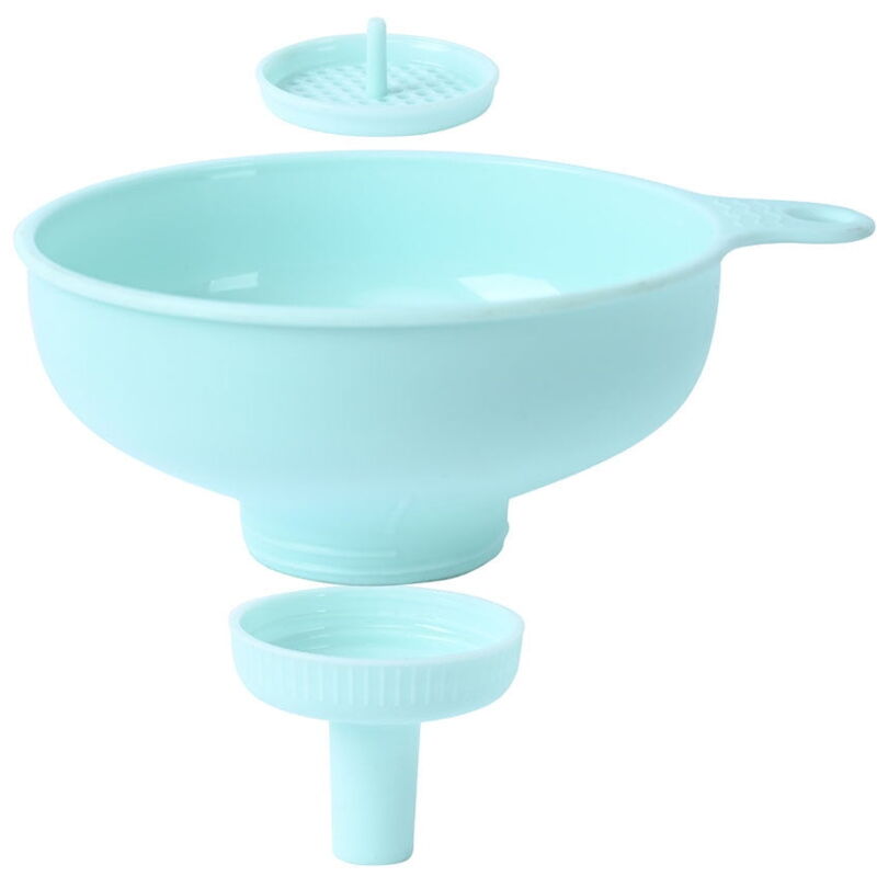 Entonnoir 3 en 1 en plastique pour verser l'huile, bouteille d'assaisonnement, gadget de cuisine