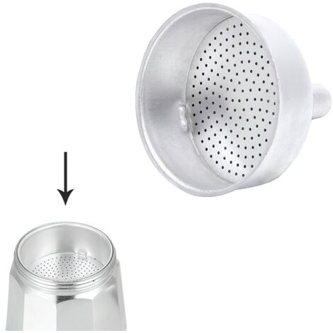 Entonnoir Cafetière Aluminium Classique/Induction 3 Tasses