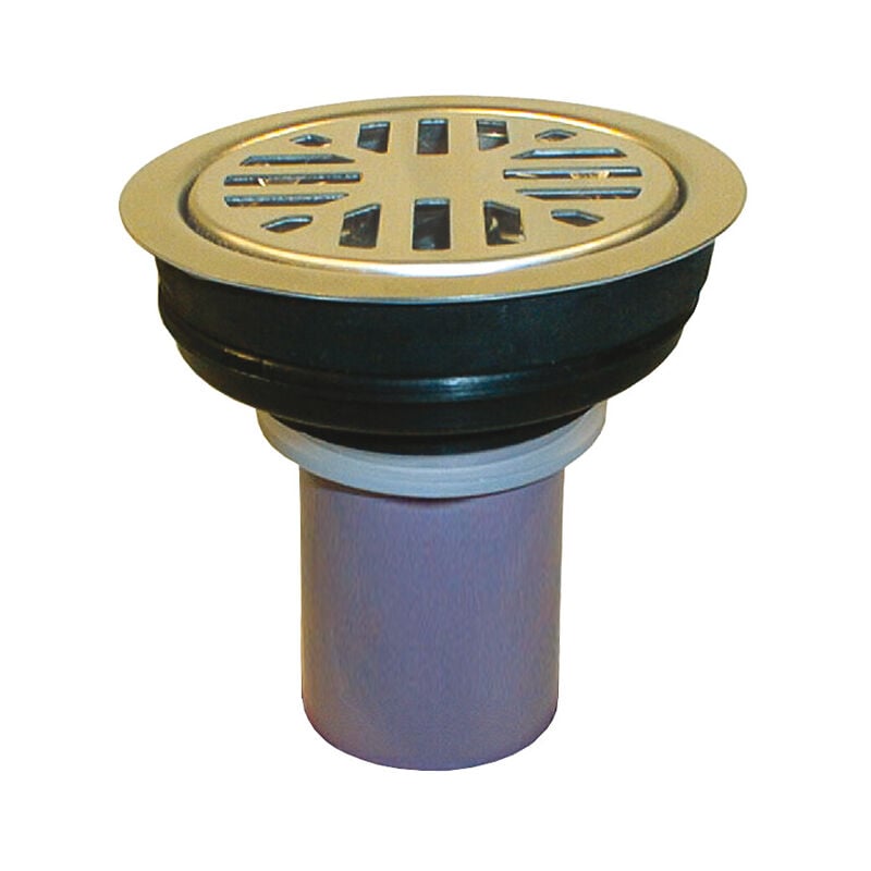 Ferrari Srl - Entonnoir d 110 mm avec grille en acier inoxydable d 85 mm