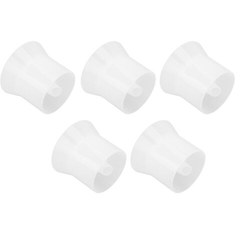 Entonnoir de Remplissage pour Shampoing et Huiles Essentielles, 5 Pièces en Plastique Blanc