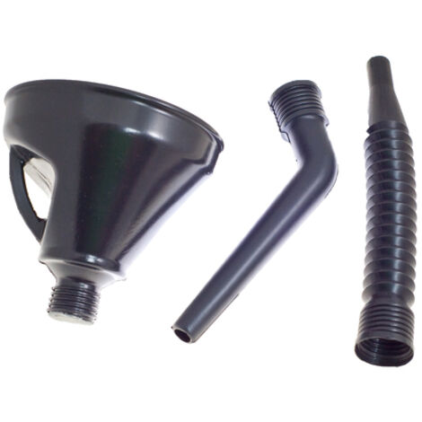 Entonnoir de service 16 cm, embouts en plastique avec filtre, huile, carburant, liquides, qualité