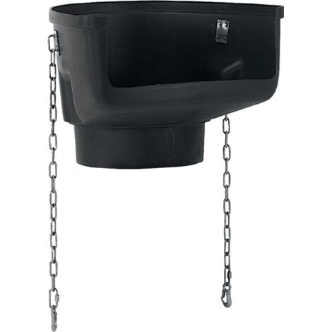 Entonnoir de tube de chute 6 kg PE court D.en haut=528mm 412mm