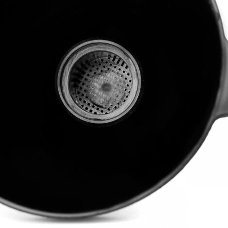 Entonnoir flexible noir avec filtre pour carburant, liquides, eau, AMIO-02005