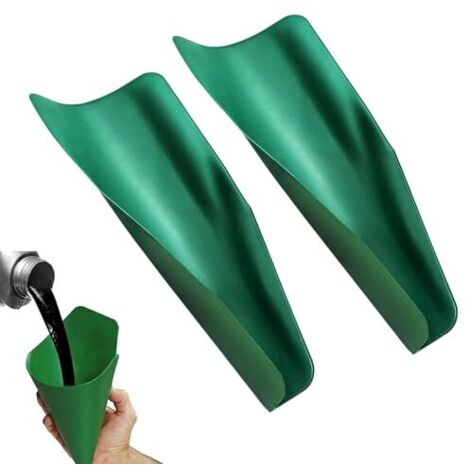 Entonnoir flexible pliable malléable 37 x 17 cm Outil de vidange réutilisable pour voiture, camion, moto, essence, eau, liquide frein -