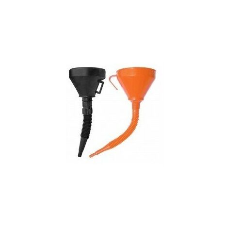 Entonnoir Noir Grand Public Flexible à Bec Souple ø 140 Mm - Outifrance