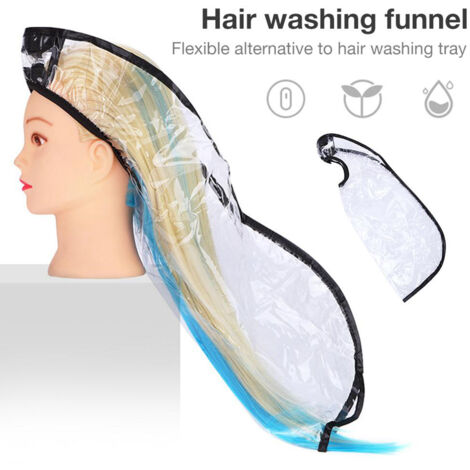 Entonnoir Pour Lavage De Cheveux - Antidérapant Et Étanche - Pour Utilisation Assise En Salle De Bain Ou En Salon - 1 Pièce