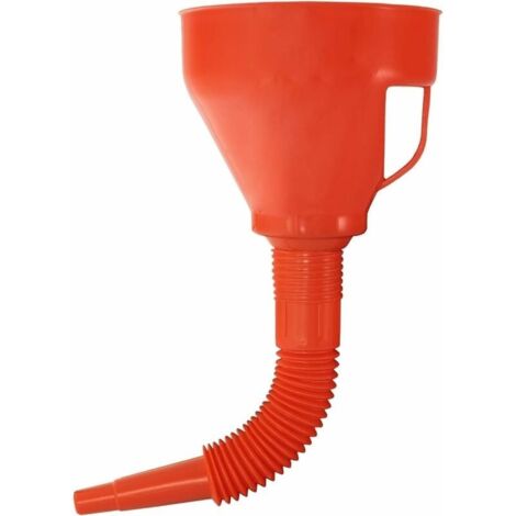 Entonnoir universel 1 litres - De Remplissage à huile à rebord anti-débordement - Col de remplissage amovible - Entonnoir à huile Aide au remplissage avec tuyau flexible à 2 niveaux-LIAIKI