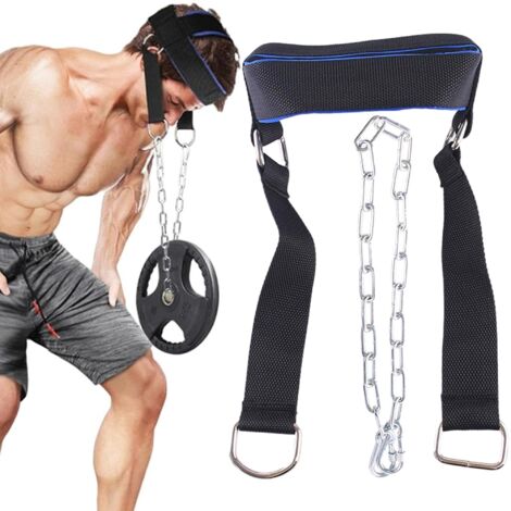 entraîneur de cou à résistance réglable -Équipement professionnel de renforcement et de stabilisation des muscles du cou