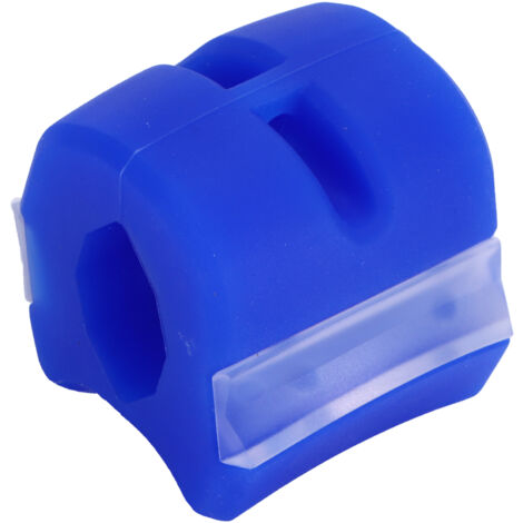 Entraîneur de Mâchoire en Silicone pour Visage et Cou, Exercice de Raffermissement Faciale et Amincissement, Bleu Clair