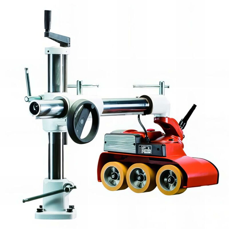 Entraîneur triphasé 6 rouleaux bras 1 050 mm pour toupie - combinée - ponceuse - 400 w 400 v