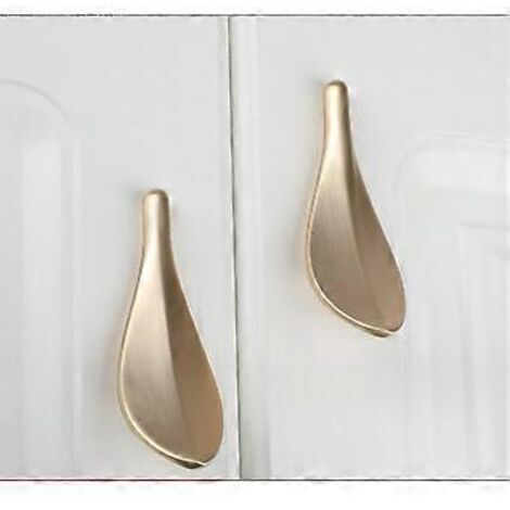 Entraxe 32 mm, Poignée de porte de meuble de cuisine, Poignée de meuble, Bouton de porte, Bouton de meuble doré, Lot de 2, Rénovation de porte et tiroir de meuble de cuisine