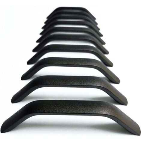 Entraxe 96mm, 10pcs Poignées et boutons de tiroir Cuisine Armoire Porte Poignées Placard Tiroir Chambre Meubles Tirer, Procédé de Sablage