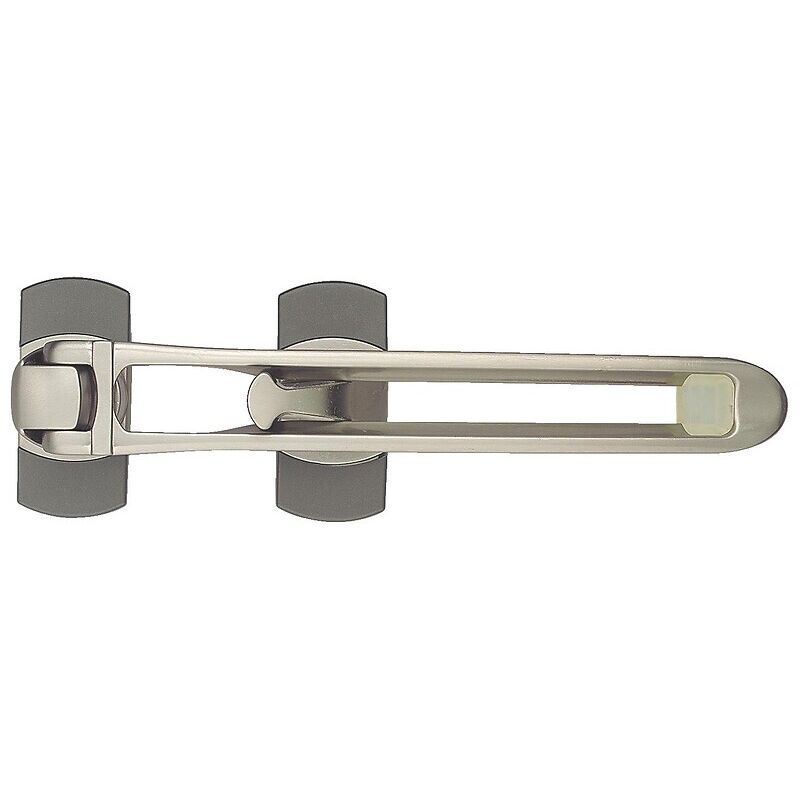 Entrebâilleur en zamak finition chromé pour portes affleurantes ou à recouvrement type most Socona